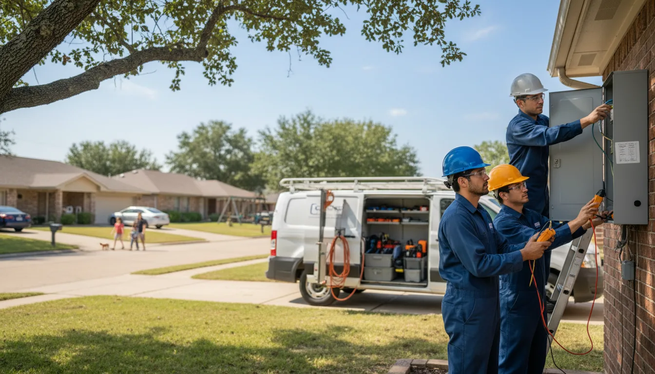 Certified electrician providing emergency electrical services in Hopewell, OH
